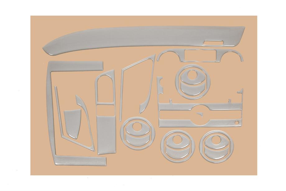 Chevrolet Aveo T250 2005–2011 Kryty palubní desky (velká sada) Tmavé dřevo Fotografie 2