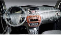 Citroen C-3 2002–2009 Kryty palubní desky Dřevo fotografie 4