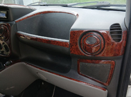 Fiat Doblo I 2005–2010 Kryty palubní desky Hliník fotografie 13