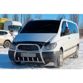 Přední ochranný rám XL-WT025 (nerez) Mercedes Vito W639 2004–2014 fotografie 2