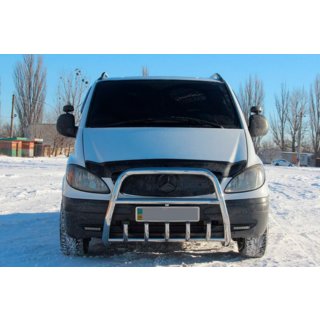 Přední ochranný rám XL-WT025 (nerez) Mercedes Vito W639 2004–2014 fotografie 3