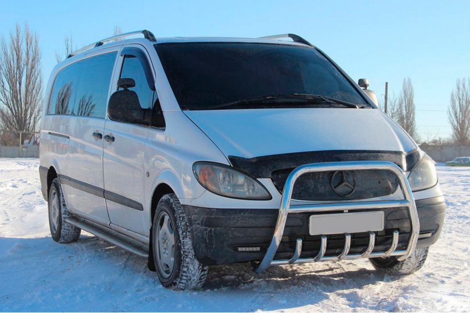 Mercedes Vito W639 2004–2014 Přední ochranný rám XL-WT025 (nerez) Image