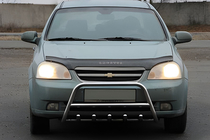 Chevrolet Lacetti 2003–2024 Přední ochranný rám WT003 (60 mm, nerez) fotografie 2