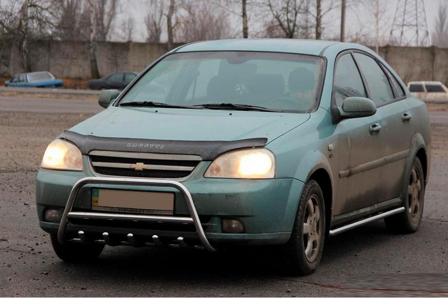 Chevrolet Lacetti 2003–2024 Přední ochranný rám WT003 (60 mm, nerez) Image