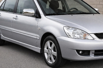 Mitsubishi Lancer 9 2004–2008 Chromové kryty zpětných zrcátek (2 ks) fotografie 1