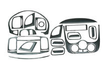 Hyundai Accent 2006–2010 Kryty palubní desky Hliník fotografie 2