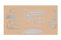 Hyundai H300, H1, Starex 2008–2020 Kryty na palubní desku (velká sada) Hliník fotografie 5
