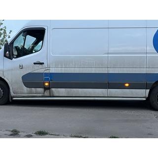 Boční nášlapy Premium (2 ks, nerez) Opel Movano 2010–2021 fotografie 3