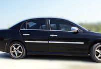Opel Vectra C 2002–2008 Vnější okenní lišty (4 ks, nerez) Carmos - turecká ocel fotografie 3