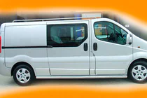 Opel Vivaro 2001–2015 Boční nášlapy – nerezové trubky (2 ks) fotografie 9