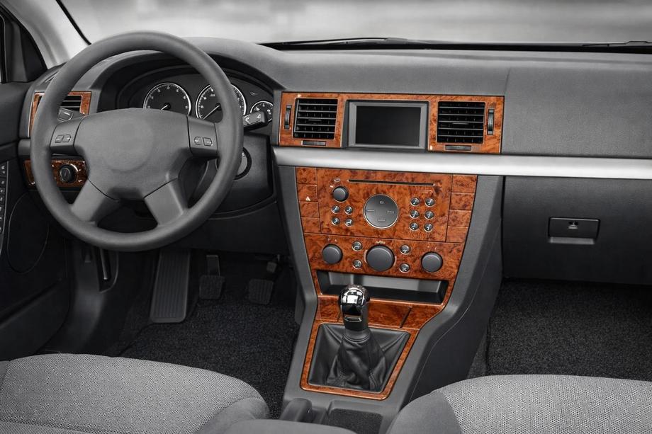 Opel Vectra C 2002–2008 Kryty palubní desky Hliník Image