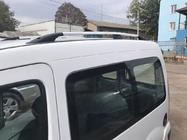 Renault Kangoo 1998–2008 Chromované střešní ližiny Standardní základna, plastové patky fotografie 8