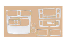 Toyota Avensis 2003–2009 Kryty palubní desky Small Hliník fotografie 1