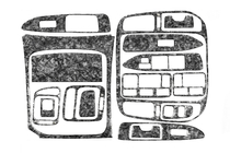 Toyota Land Cruiser 100 1998–2007 Kryty palubní desky Dřevo fotografie 4