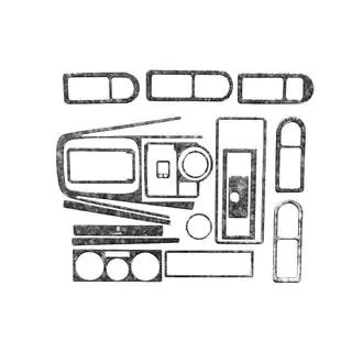 Interiérový tuning – lišty na palubní desku fotografie 3