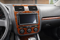 Volkswagen Jetta 2006–2011 Kryty palubní desky Hliník fotografie 1