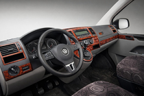 Volkswagen T5 2010–2015 Kryty palubní desky Karbon fotografie 1