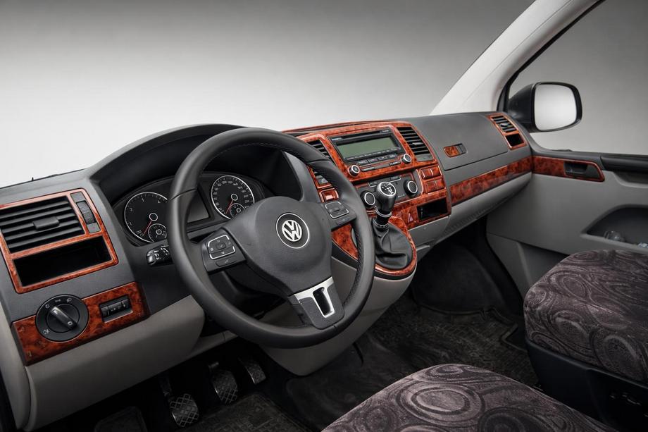 Volkswagen T5 2010–2015 Kryty palubní desky Karbon Image