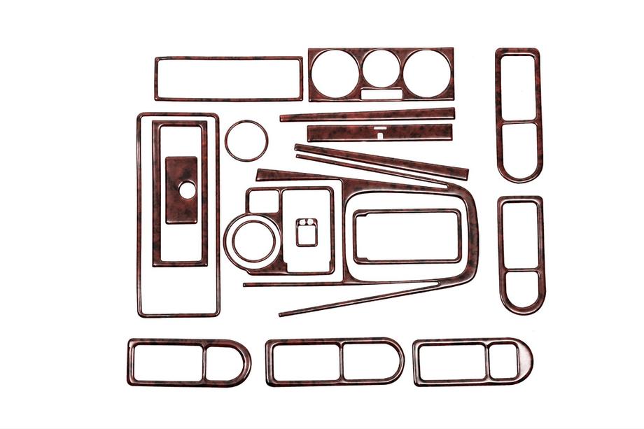 Volkswagen Golf 4 1997–2006 Kryty palubní desky Hliník Image