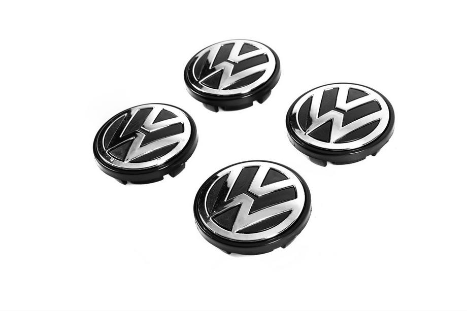 Volkswagen Středové krytky do alu disků 70/58 mm vw70kolp (4 ks) Fotografie 1