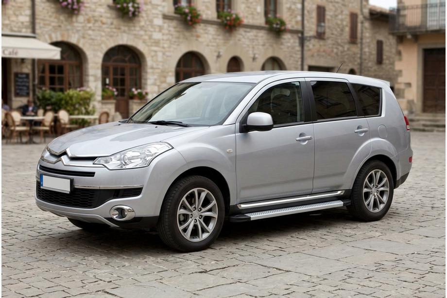 Citroen C-Crosser 2007–2013 Boční nášlapy Maya V2 (2 ks, hliník) Image