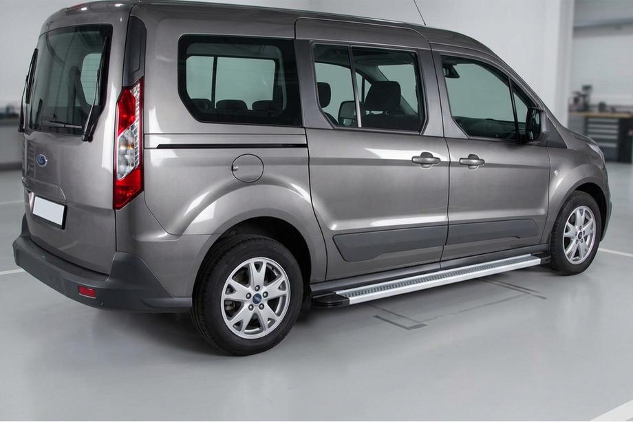 Ford Connect 2014–2021 Boční nášlapy Maya V2 (2 ks, hliník) Maxi (dlouhý rozvor) Image