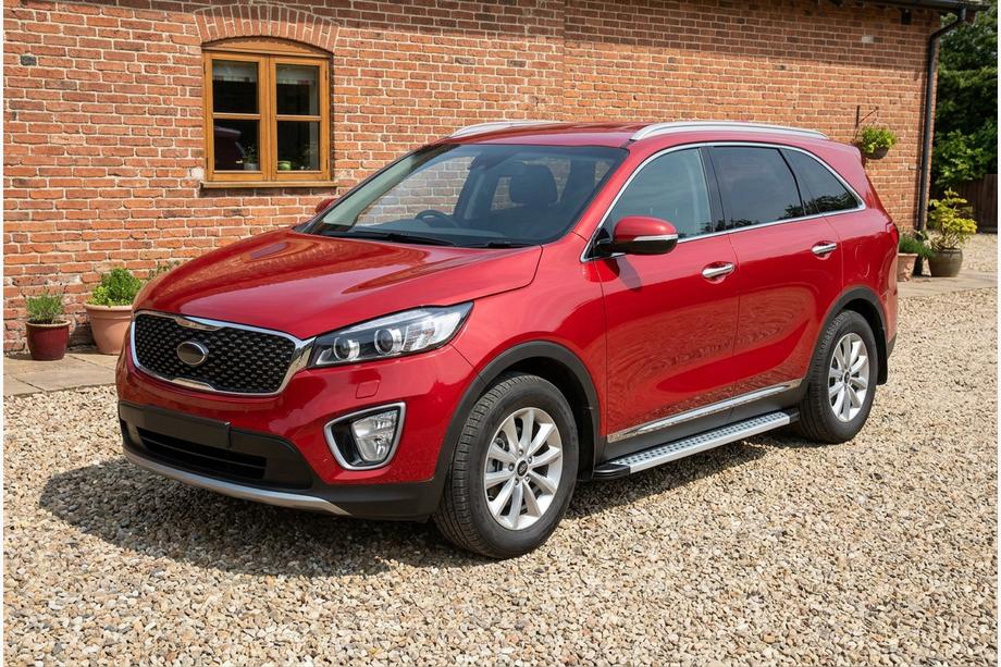 Kia Sorento III UM 2014–2020 Boční nášlapy Maya V2 (2 ks, hliník) Fotografie 1