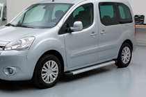 Peugeot Partner Tepee 2008–2018 Boční nášlapy Maya V2 (2 ks, hliník) fotografie 1