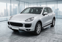 Porsche Cayenne 2010–2017 Boční nášlapy Maya V2 (2 ks, hliník) fotografie 1
