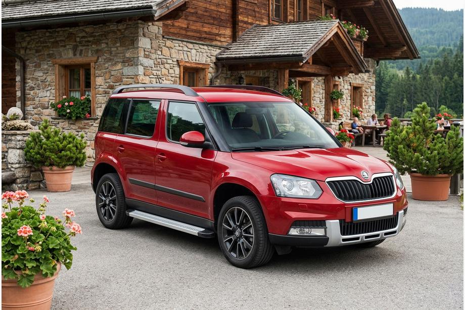 Skoda Yeti 2009–2017 Boční nášlapy Maya V2 (2 ks, hliník) Image