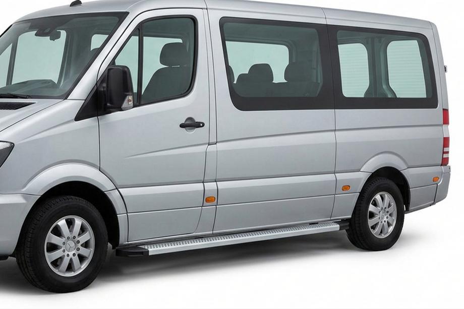 Volkswagen Crafter 2006–2016 Boční nášlapy Maya V2 (2 ks, hliník) Image