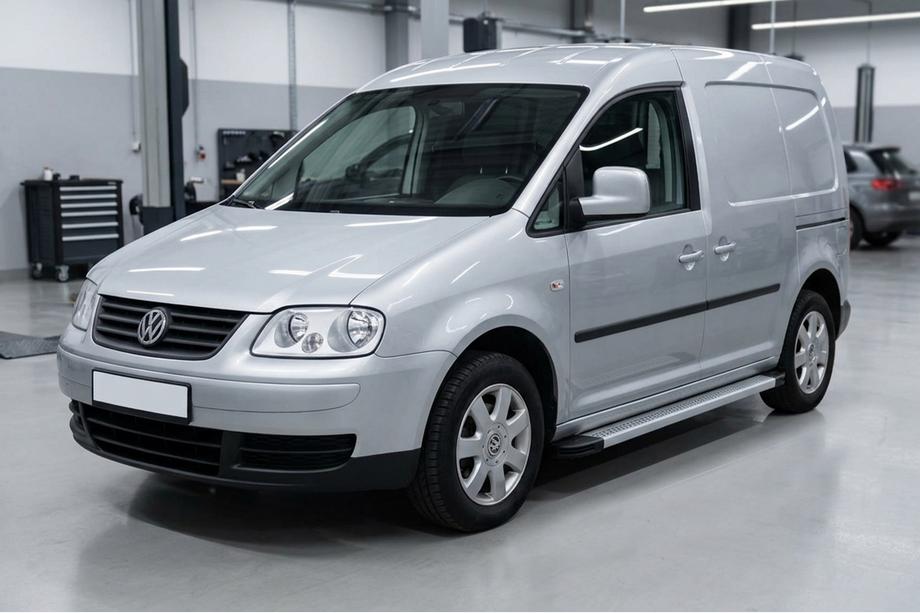 Volkswagen Caddy 2004–2010 Boční nášlapy Maya V2 (2 ks, hliník) Standardní základna Image