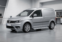 Volkswagen Caddy 2015–2020 Boční nášlapy Maya V2 (2 ks, hliník) Standardní základna fotografie 1
