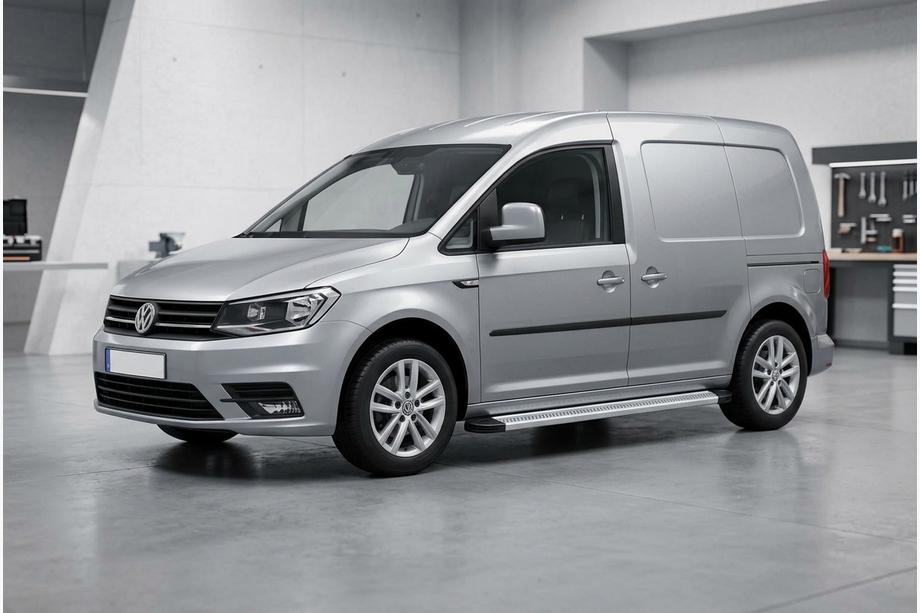 Volkswagen Caddy 2015–2020 Boční nášlapy Maya V2 (2 ks, hliník) Standardní základna Image