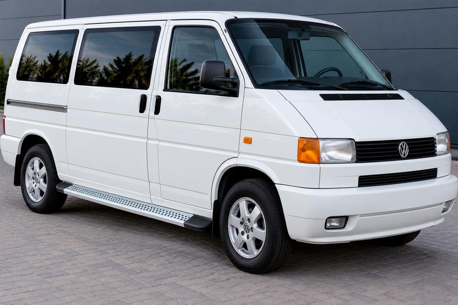 Volkswagen T4 Transporter 1990–2003 Boční nášlapy Maya V2 (2 ks, hliník) Krátký rozvor Image