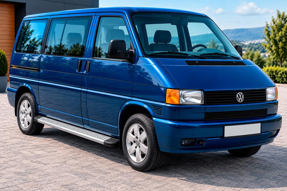 Volkswagen T4 Caravelle/Multivan 1990–2003 Boční nášlapy Maya V2 (2 ks, hliník) Dlouhý rozvor Image