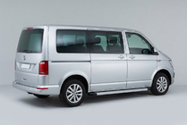 Volkswagen T6 2015–2024 Boční nášlapy Maya V2 (2 ks, hliník) Krátký rozvor fotografie 1