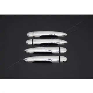 Chromové kryty klik dveří (4 ks, nerez) fotografie 3