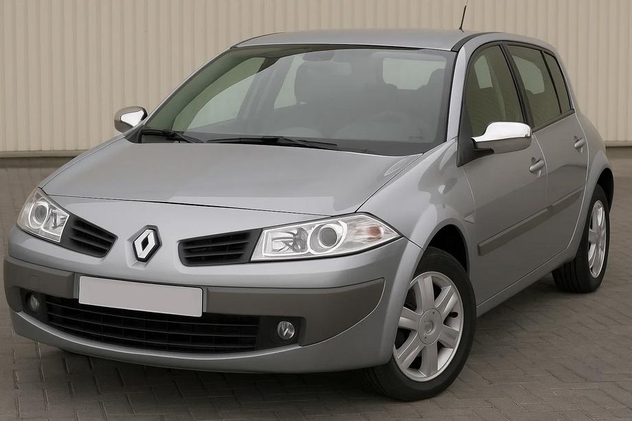 Renault Megane II 2004–2009 Plastové kryty zrcátek (2 ks) Carmos – turecký chromovaný plast Image