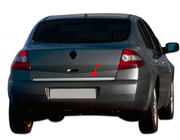 Renault Megane II 2004–2009 Nerezová lišta na hranu víka kufru HB, Carmos - turecká ocel fotografie 5