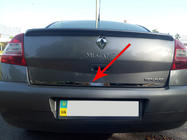 Renault Megane II 2004–2009 Nerezová lišta na hranu víka kufru HB, Carmos - turecká ocel fotografie 6