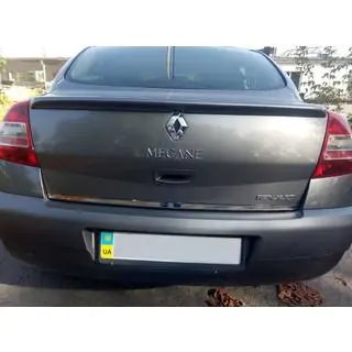 Nerezová lišta na hranu víka kufru Renault Megane II 2004–2009 fotografie 4