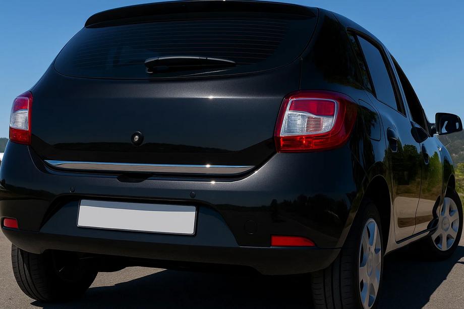 Renault Sandero 2013–2022 Ochranná lišta na hranu kufru (nerez) Image