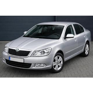 Nerezové kryty zpětných zrcátek (2 ks) Skoda Octavia II A5 2006–2010 fotografie 1