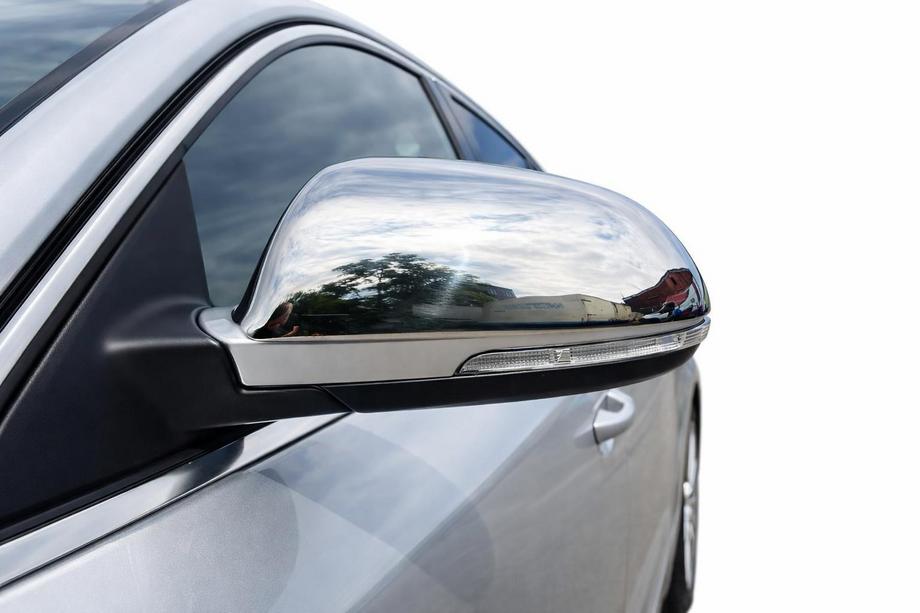 Skoda Octavia II A5 2010–2013 Nerezové kryty zpětných zrcátek (2 ks) Carmos - turecká ocel Image