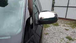 Skoda Fabia 2007–2014 Chromové kryty zrcátek (Carmos, 2 ks, nerez) fotografie 1