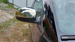 Skoda Fabia 2007–2014 Chromové kryty zrcátek (Carmos, 2 ks, nerez) fotografie 2