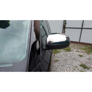 Chromové kryty zrcátek (Carmos, 2 ks, nerez) Skoda Fabia 2007–2014 fotografie 1
