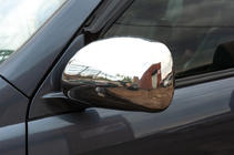 Toyota Land Cruiser Prado 120 2002–2009 Nerezové kryty zpětných zrcátek (2 ks) Carmos - turecká ocel fotografie 6