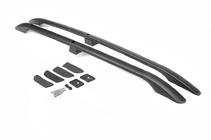 Toyota Land Cruiser Prado 120 2002–2009 Černé turecké střešní ližiny Plastové patky fotografie 17